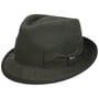 Chapéu de Feltro The Classic Wool Trilby by Lipodo azeitona
