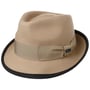 Chapéu de Feltro The Classic Wool Trilby by Lipodo bege