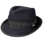 Chapéu de Feltro The Classic Wool Trilby by Lipodo azul marinho