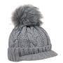 Gorro Britta Cable Knit by McBURN cinzento