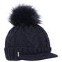 Gorro Britta Cable Knit by McBURN azul marinho