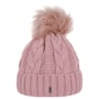 Gorro com Bainha Cable Knit by McBURN rosa