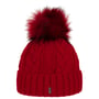 Gorro com Bainha Cable Knit by McBURN vermelho