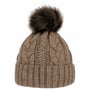Gorro com Bainha Cable Knit by McBURN camel