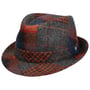 Chapéu Merino Patchwork Trilby by Lierys cinzento