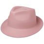 Chapéu de Feltro de Lã Uni Trilby by Lipodo rosa