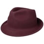 Chapéu de Feltro de Lã Uni Trilby by Lipodo bordeaux