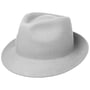 Chapéu de Feltro de Lã Uni Trilby by Lipodo cinzento claro