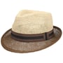 Chapéu de Palha Twotone Trilby by Lipodo natureza - castanho