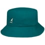 Chapéu de Pesca Washed Bucket Hat by Kangol azul petróleo