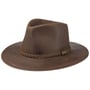 Chapéu Western Leather by Stetson castanho escuro