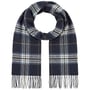 Cachecol Check Cashmink by Lipodo azul marinho