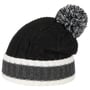 Gorro com Pompom Tricolour by Lipodo preto