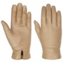 Luvas Femininas Classic Couro Nappa by Caridei bege