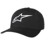 Boné Ageless Curved Flexfit by alpinestars preto - branco