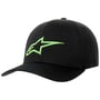 Boné Ageless Curved Flexfit by alpinestars preto - verde