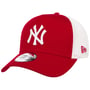Boné Trucker Clean Twotone Yankees by New Era vermelho