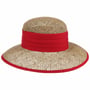 Chapéu de Palha Talea Beach by Seeberger vermelho