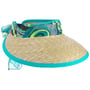 Viseira de Palha Summer Mood by Lierys turquesa
