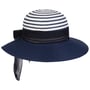 Chapéu Floppy Striped Crown by Lipodo azul marinho