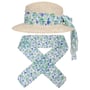 Cachecol Flowers All-in-One by Lipodo azul