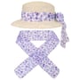Cachecol Flowers All-in-One by Lipodo roxo