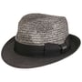 Chapéu de Palha Dalona Trilby by McBURN preto - cinzento