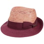 Chapéu de Palha Dalona Trilby by McBURN rosa velha
