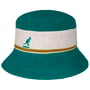 Chapéu Bermuda Stripe Bucket by Kangol azul petróleo