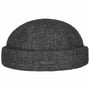 Gorro Docker Vangordon Leinen-Mix by Stetson antracite - manchado