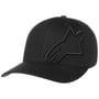 Boné Corp Shift 2 Curved Flex by alpinestars preto-preto