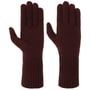 Luvas de Malha Fina by Seeberger vermelho escuro