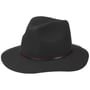 Fedora com Banda de Couro Fine Wool by Lierys preto