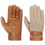Luvas Sheep Couro Nappa & Knit by Stetson castanho claro