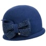 Gorro de Lã Toreta Borda Enrolada by Lierys azul marinho