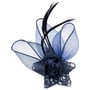 Roses Fascinador Com Clip by McBURN azul marinho