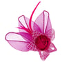 Roses Fascinador Com Clip by McBURN fúcsia