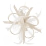 Fascinador Clip by McBURN branco creme