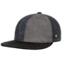 Boné de Couro 6 Panel Tricolour by Lierys cinzento