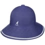 Chapéu de Tecido Tropic Wide Brim Stripe by Kangol real - azul