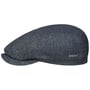 Boné Plano com Linho Taleco Wool by Stetson azul - cinzento