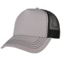 Boné Trucker Rapper Canvas cinzento - preto