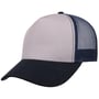 Boné Trucker Rapper Canvas cinzento - azul