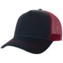 Boné Trucker Rapper Canvas bordeaux