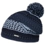 Gorro com Pompom Brock Tricolour by Eisbär azul marinho