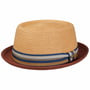 Chapéu de Palha Licano Toyo Pork Pie by Stetson natureza - vermelho