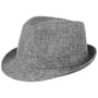 Chapéu de Tecido Classic Mélange Trilby by Lipodo cinzento