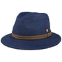 Chapéu de Ráfia Anti UV Mathis by Mayser azul marinho