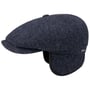 Boné Plano Hatteras Classic Ear Flaps by Stetson preto - azul