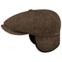 Boné Plano Hatteras Classic Ear Flaps by Stetson castanho - preto